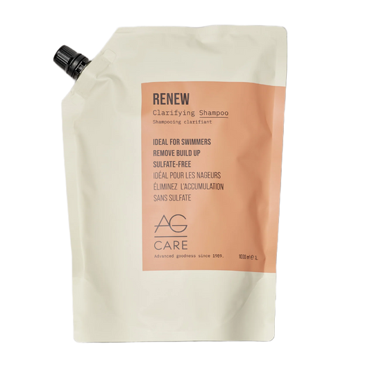 AG Care Renew Clarifying Shampoo pouch on a white background