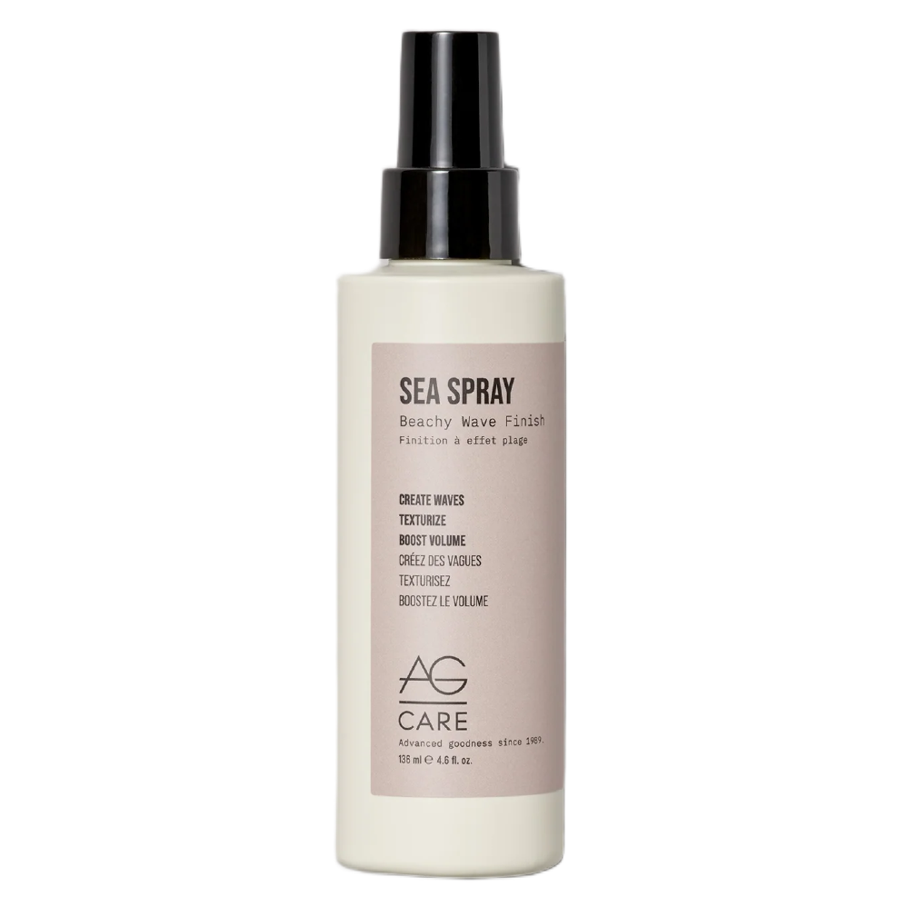 Hair spray bottle labeled 'AG Care' on a white background