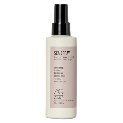Hair spray bottle labeled 'AG Care' on a white background
