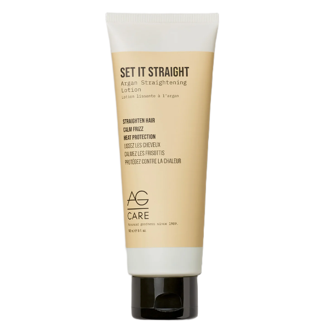 Tube of AG Care Set It Straight product on a white background
