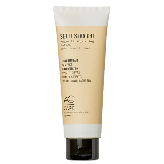 Tube of AG Care Set It Straight product on a white background