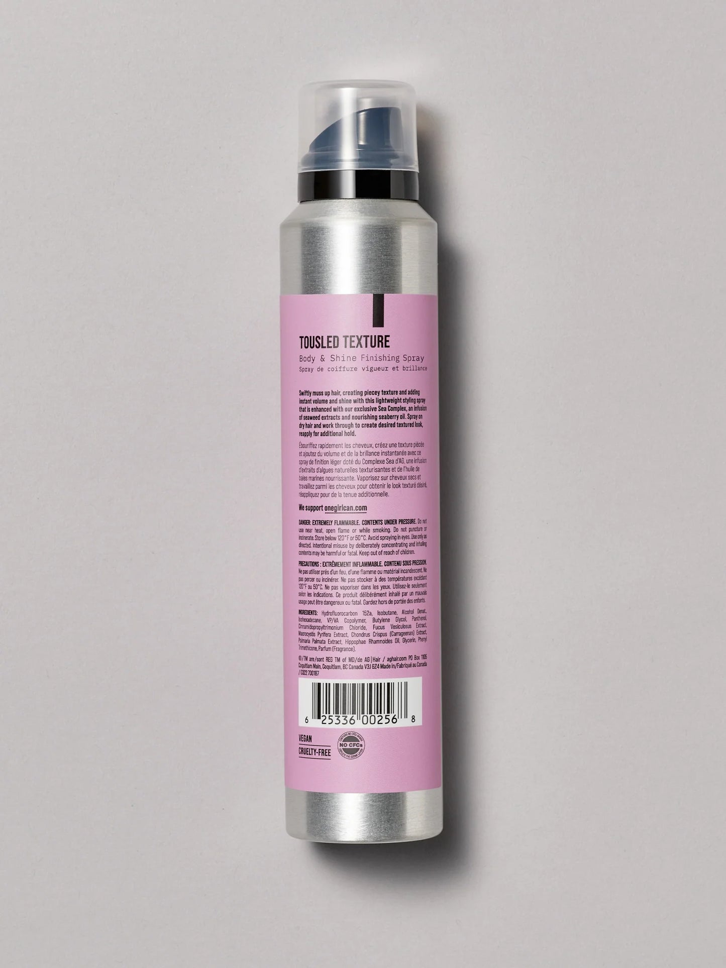 AG Tousled Texture Body & Shine Finishing Spray Back