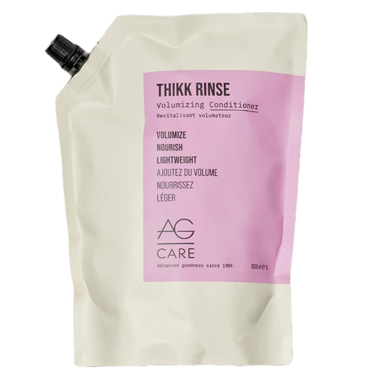 AG Care Thikk Rinse volumizing conditioner packaging on a white background