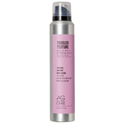 Bottle of AG Care Tousled Texture product on a white background