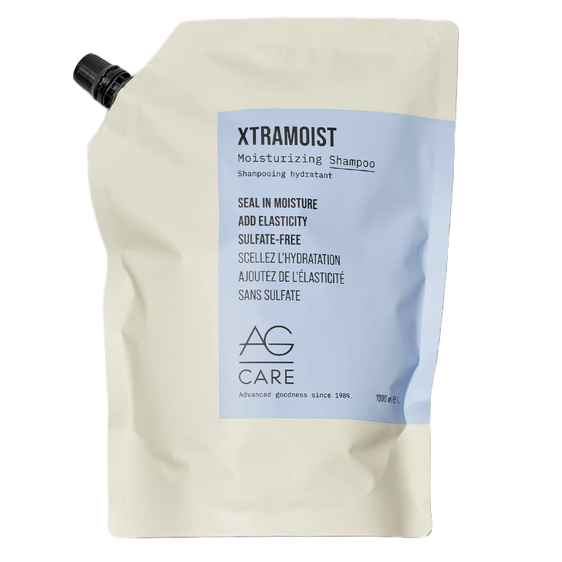AG Care Xtramoist Moisturizing Shampoo packaging on a white background