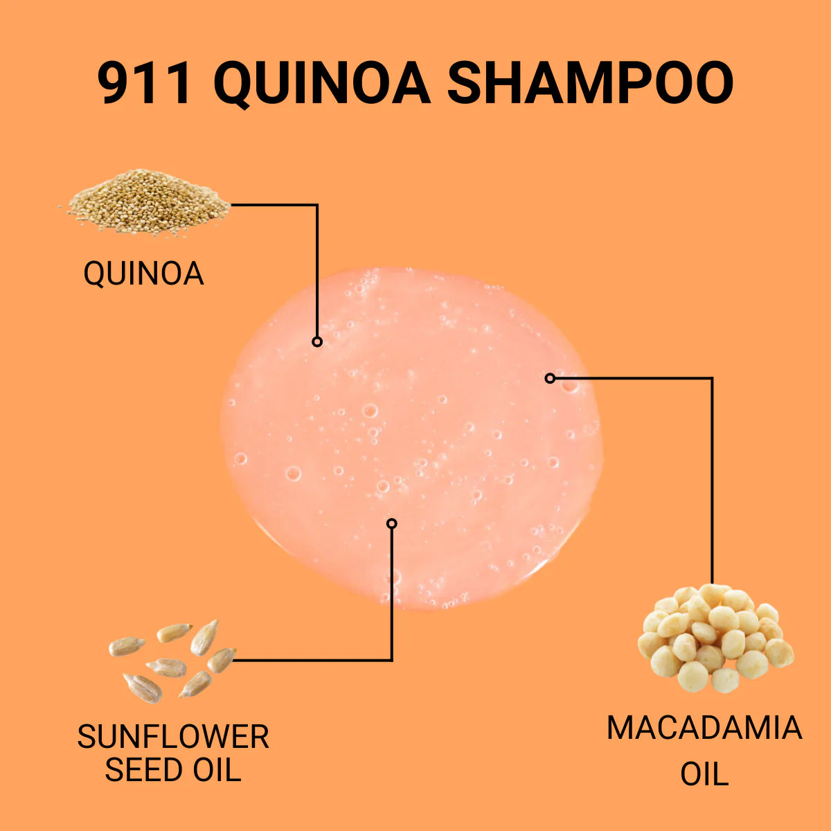 911 Quinoa Shampoo Specs