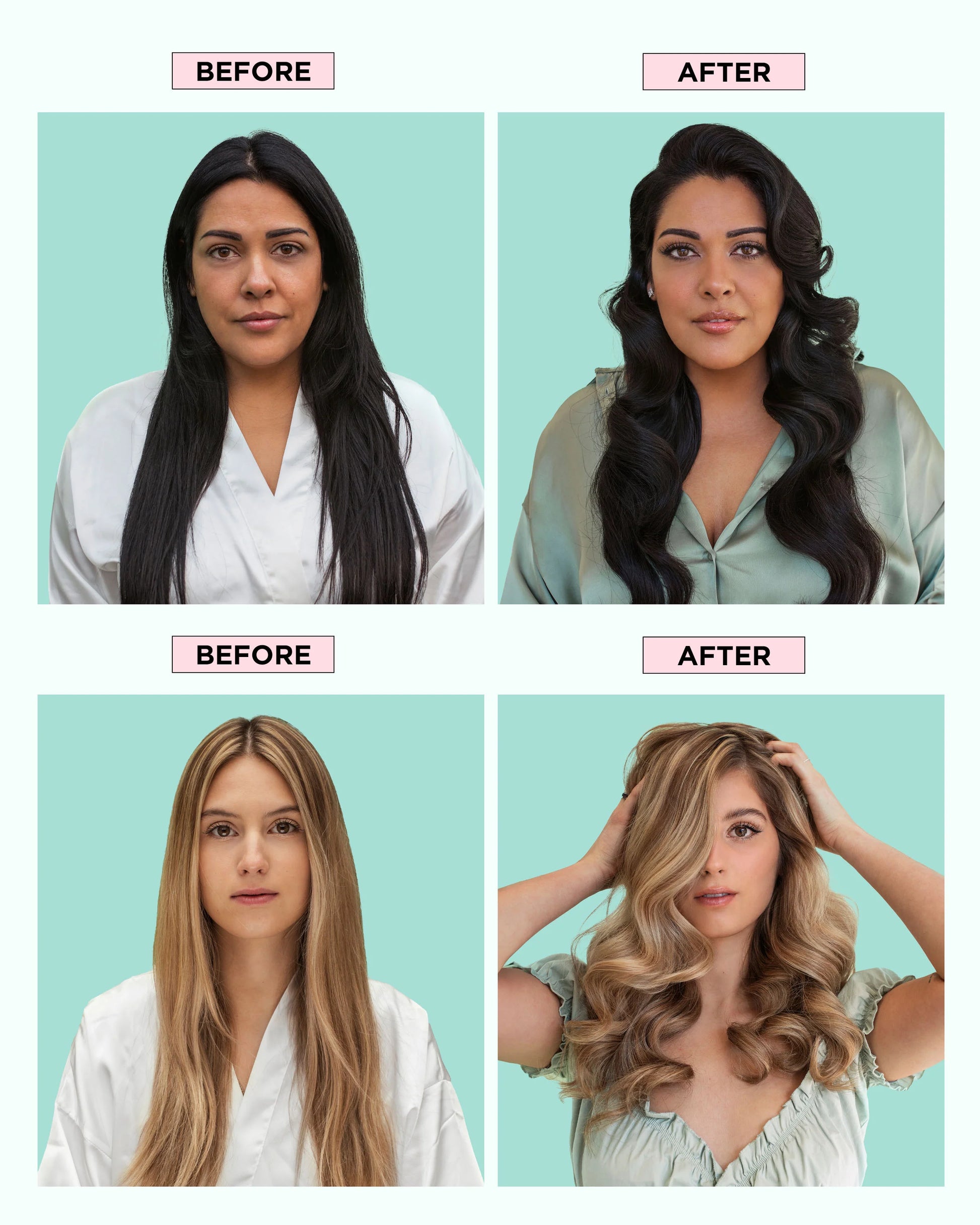 DesignMe GlossMe Hydrating Conditioner Before & After