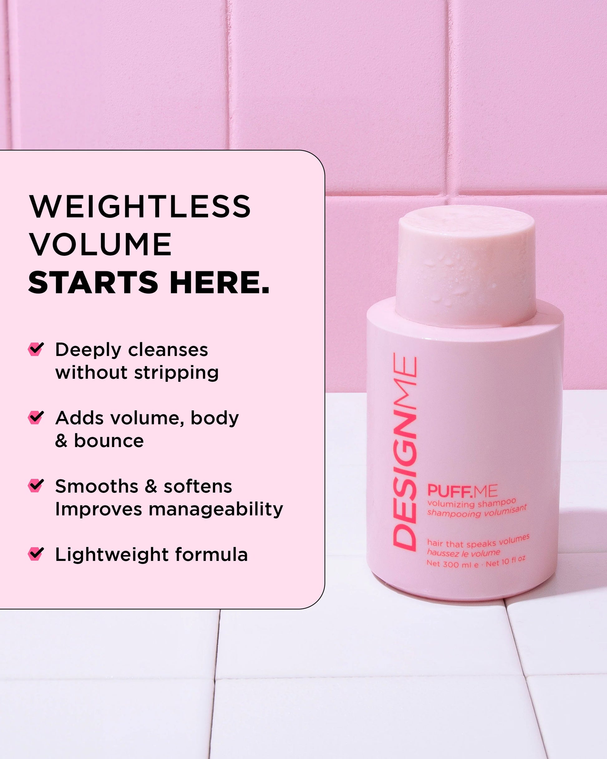 DesignME Puff.Me Volume Shampoo Benefits
