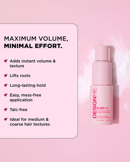 DesignMe PuffMe Volumizing Powder Benefits