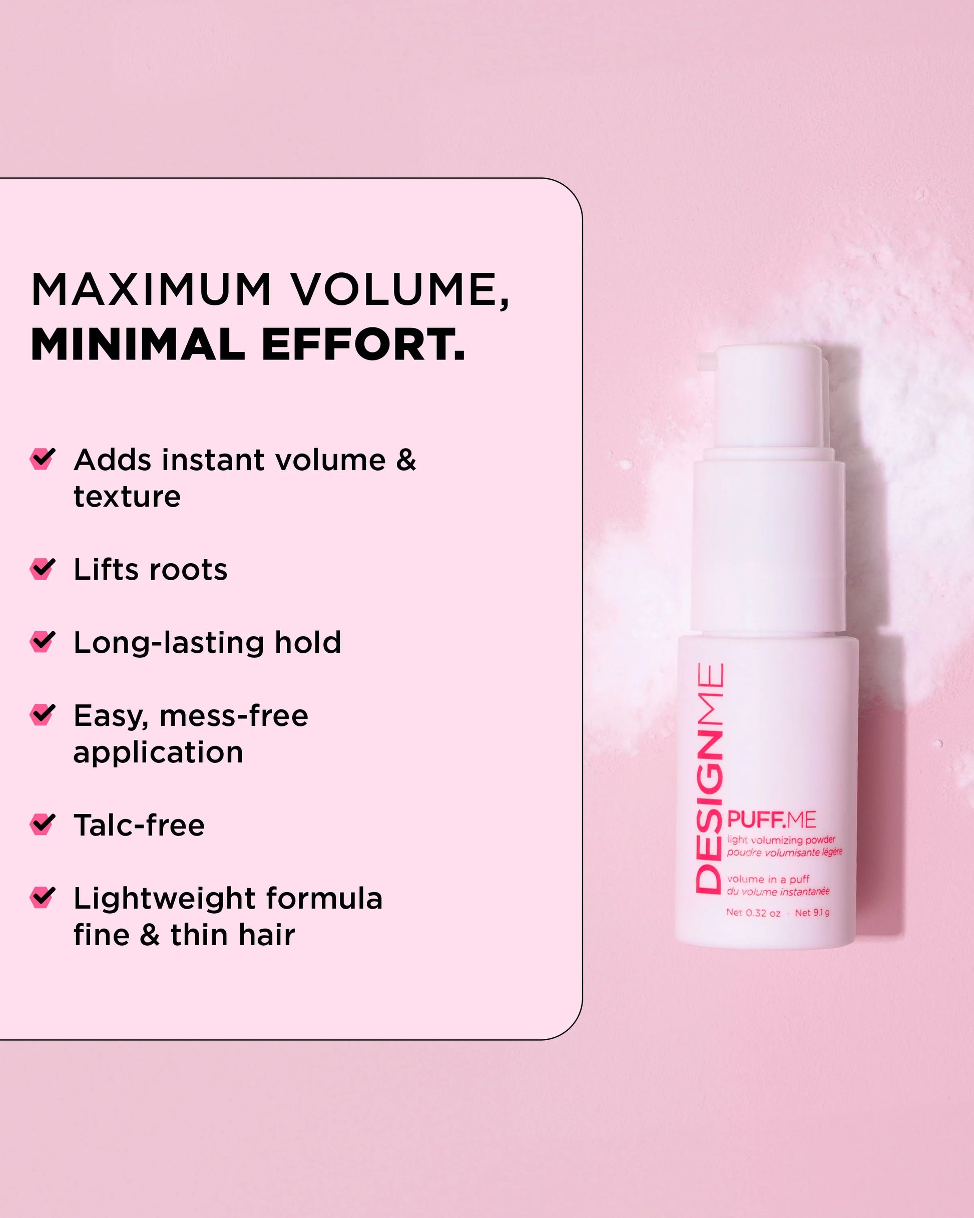 DesignMe Puff.ME Light Volumizing Powder Benefits