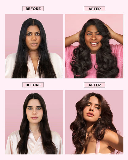 DesignMe PuffMe Volumizing Mousse Before & After