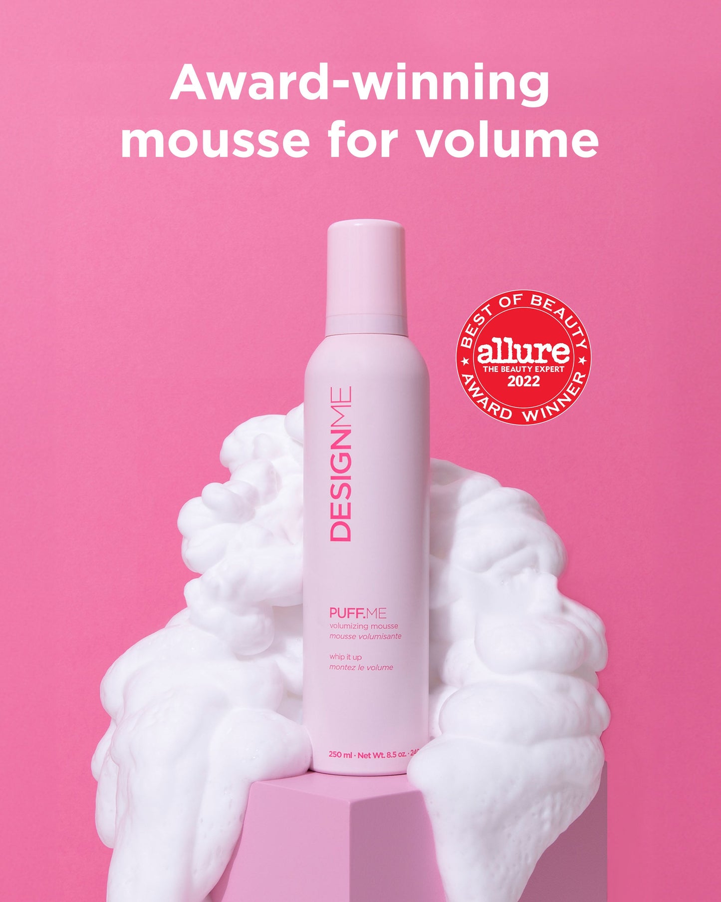 DesignMe PuffMe Volumizing Mousse Texture