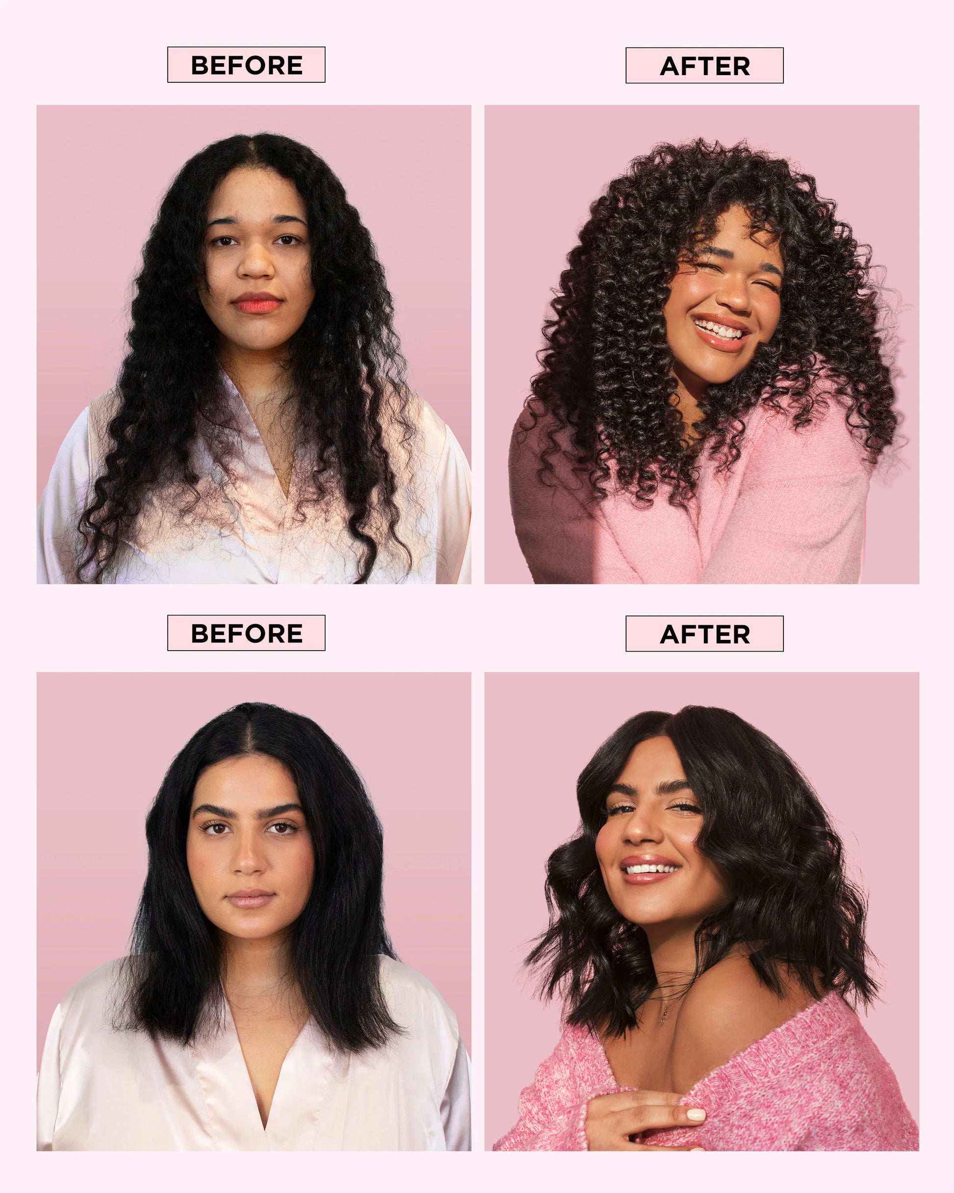 DesignMe PuffMe Volumizing Powder Before After
