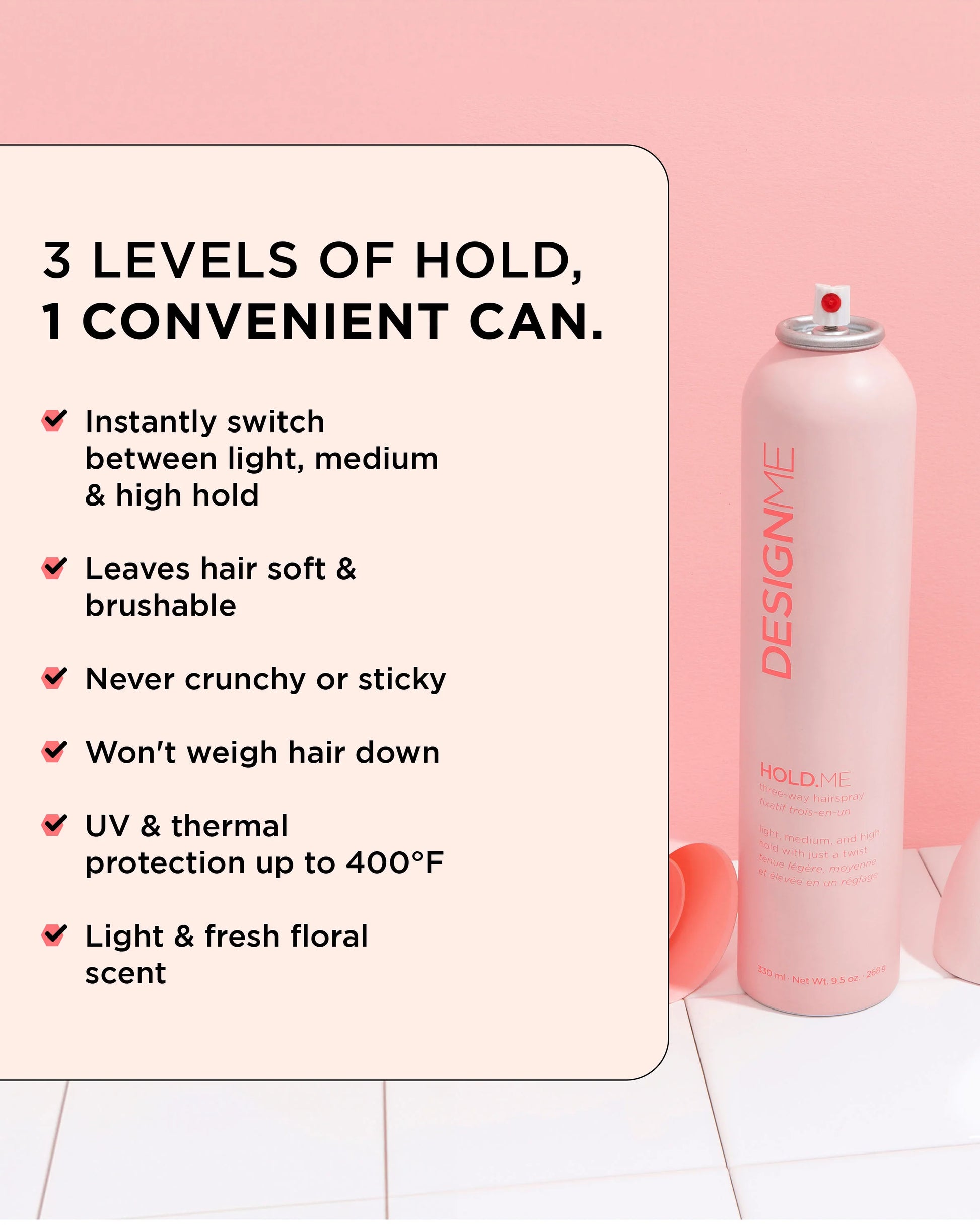 DesignMe HoldMe Hairspray 1 Can