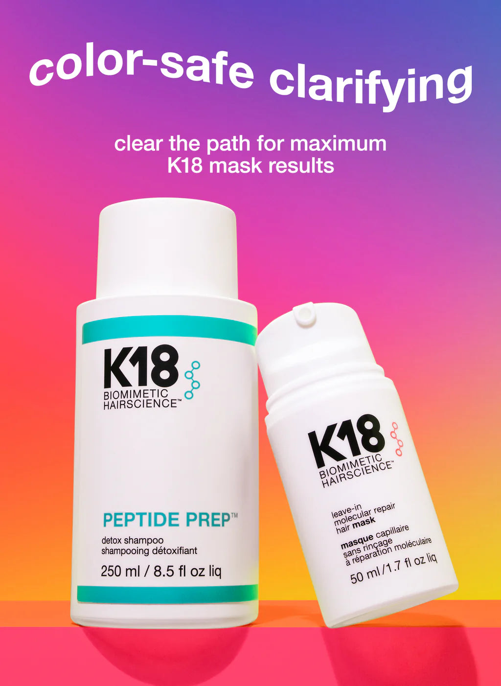 K18 PEPTIDE PREP™ detox shampoo