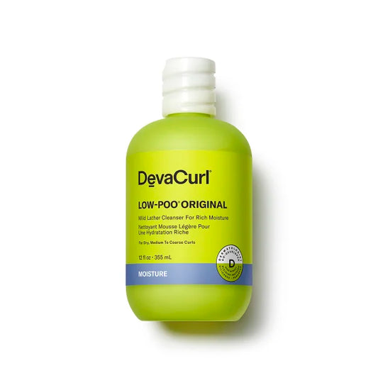 DevaCurl Low-Poo Original | Mild Lather Cleanser for Medium to Coarse Curls