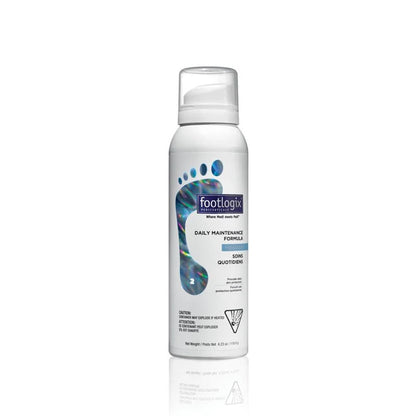Footlogix daily maintenance formula mousse bottle 