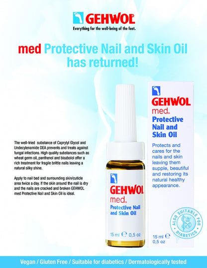 Advertisement forProtective Nail and Skin Oil how to and ingredients