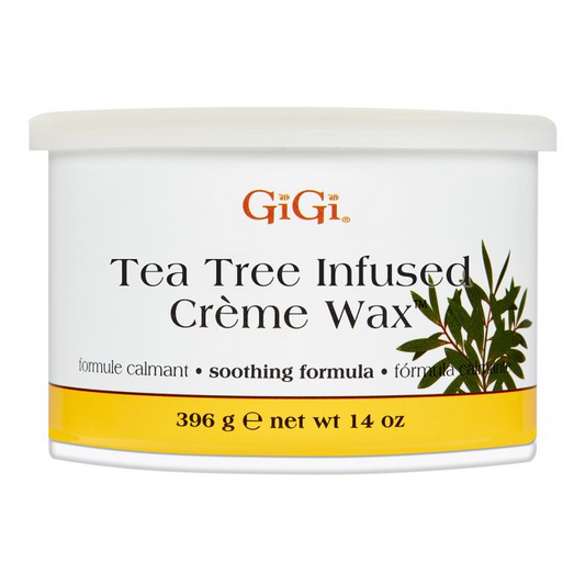 GiGi Tea Tree Infused Creme Wax 396G/ 14oz | Soothing Formula