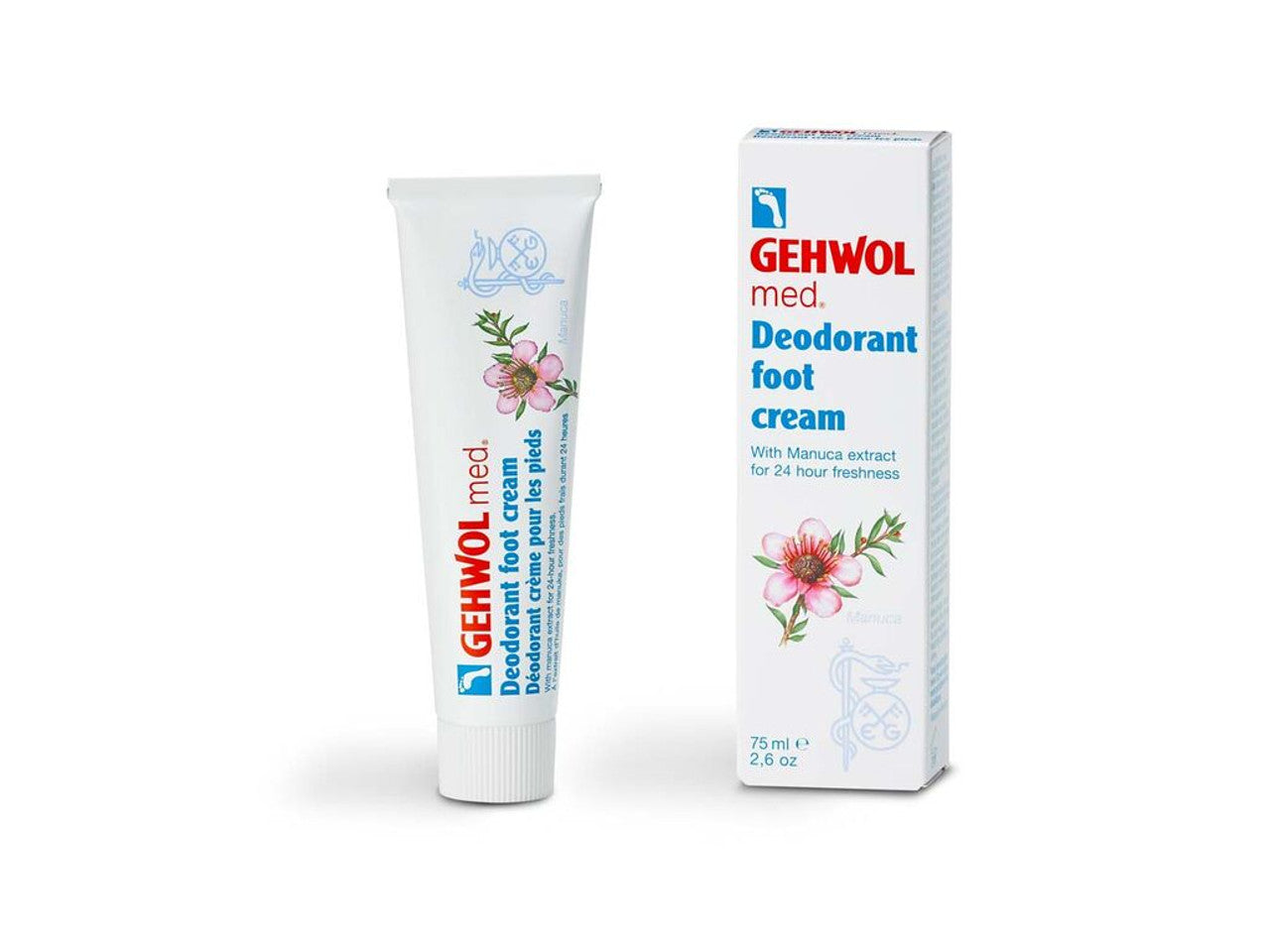 Gehwol med Deodorant foot cream 75ml tube 