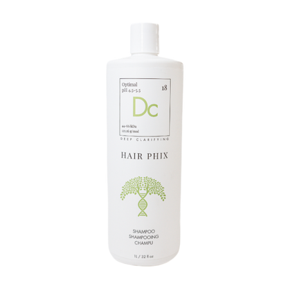 Hair Phix shampoo bottle on a white background