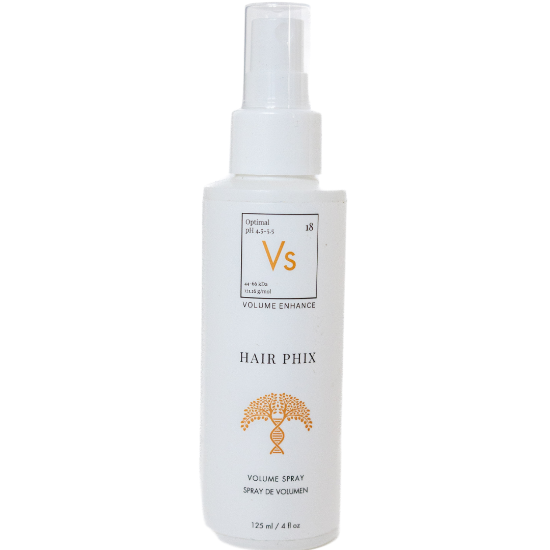 Hair product bottle labeled 'Hair Phix' on a white background