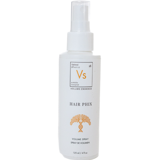 Hair product bottle labeled 'Hair Phix' on a white background