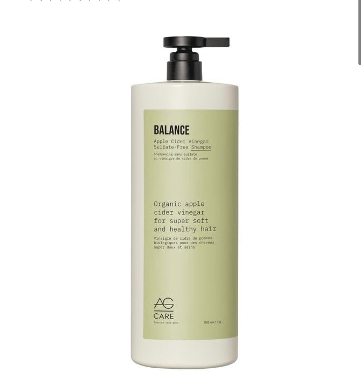 AG Balance Apple Cider Vinegar Shampoo