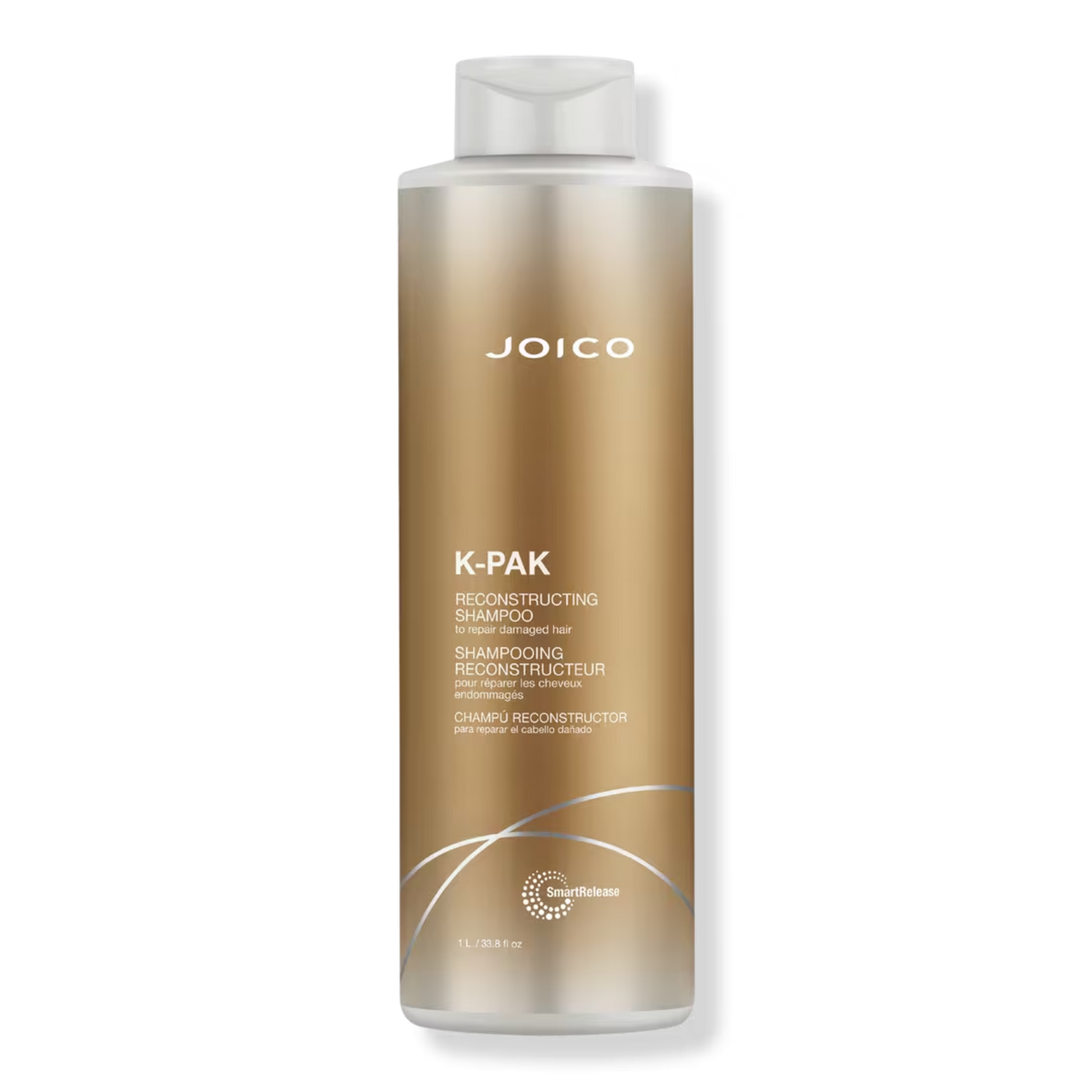 Joico K-PAK shampoo bottle on a white background