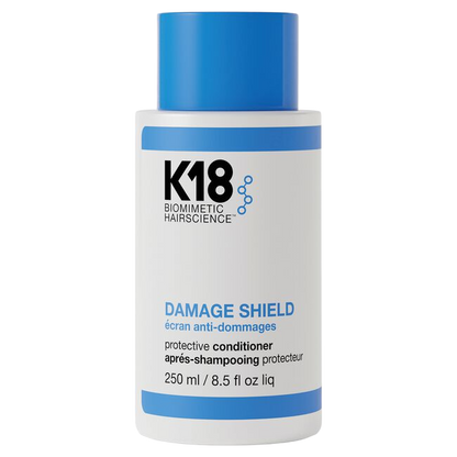 K18 Damage Shield protective conditioner bottle on a white background