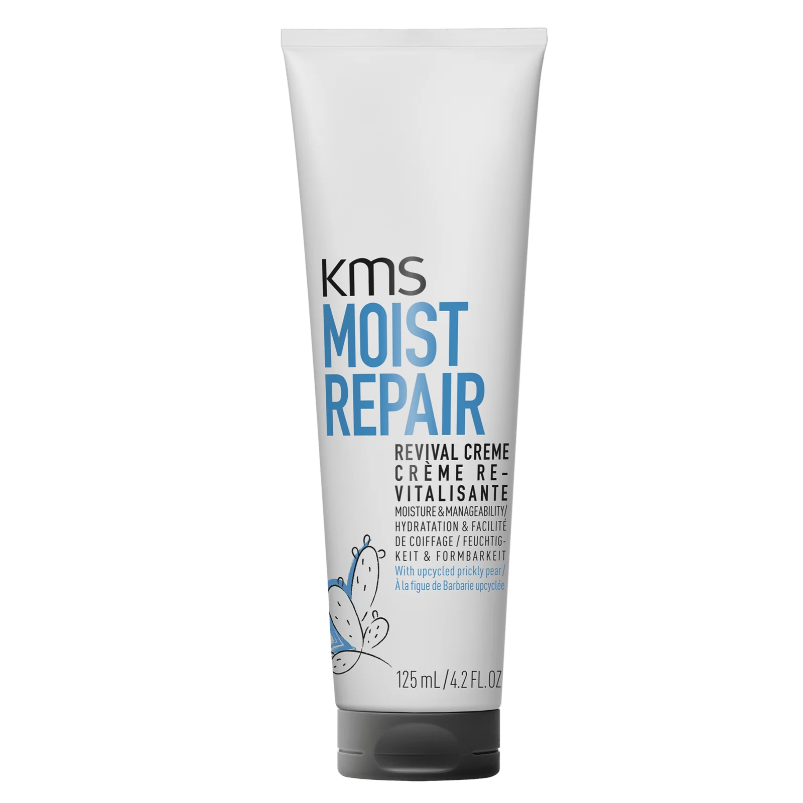 KMS Moist Repair Revival Crème tube on a white background