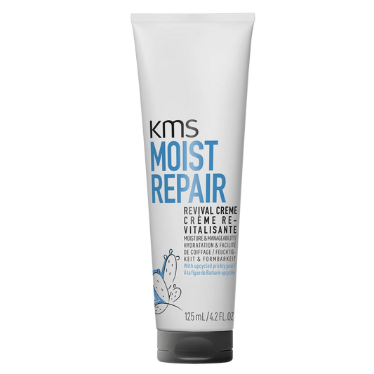 KMS Moist Repair Revival Crème tube on a white background