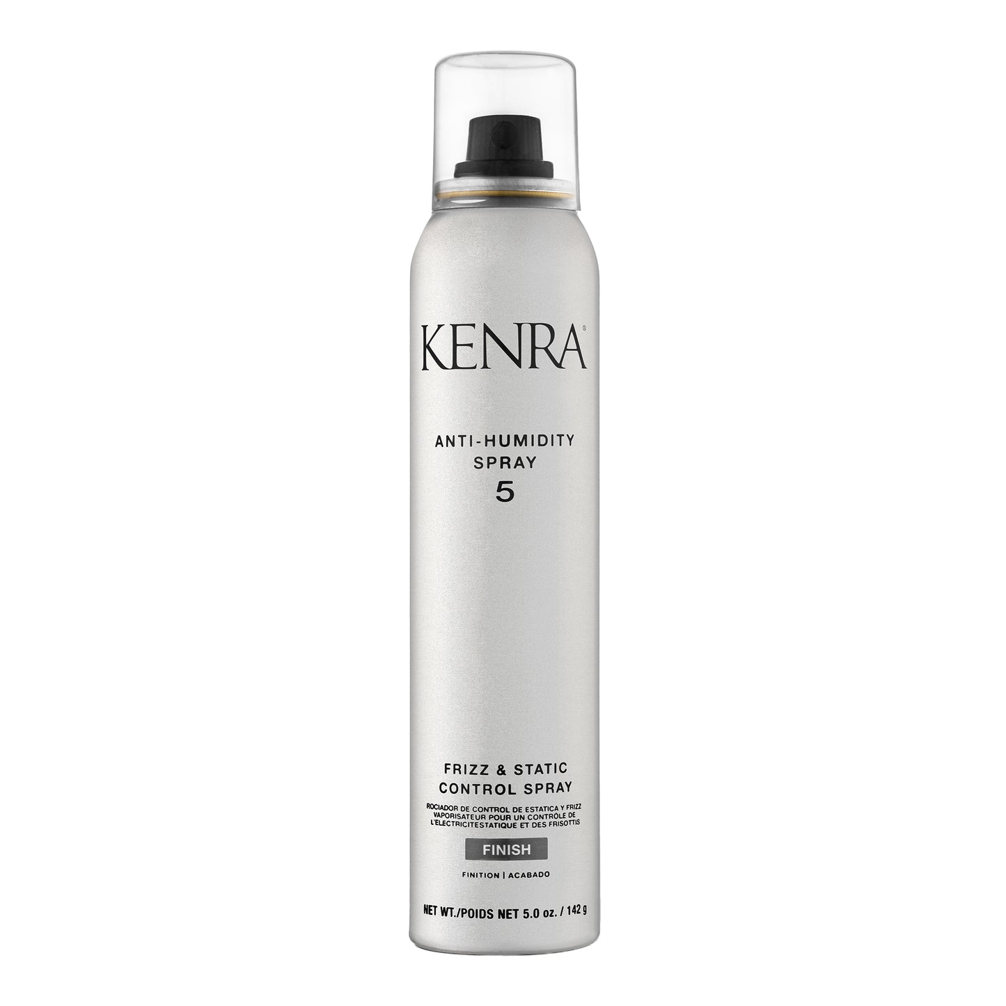 Kenra anti-humidity spray bottle on a white background