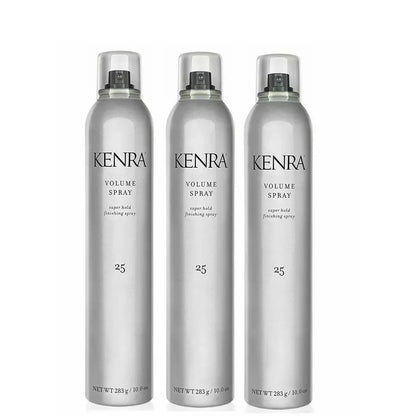 Kenra Volume Spray 25 10oz- Super hold finishing spray 3 packs