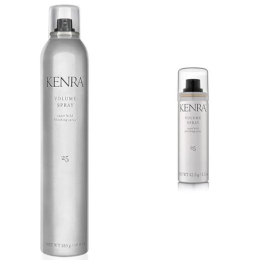 Two bottles of Kenra Volume Spray on a white background