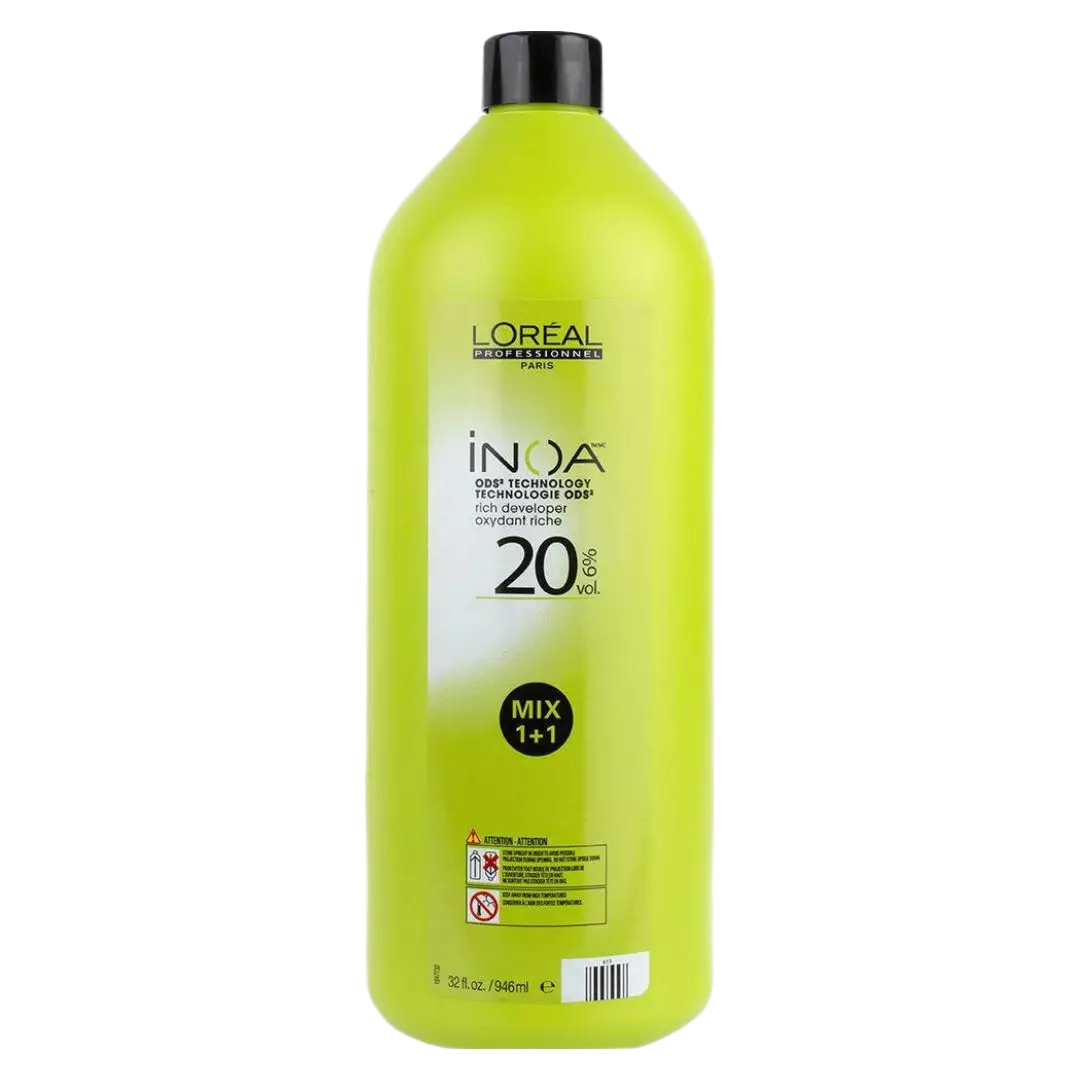 L'Oreal Inoa hair dye bottle on a white background
