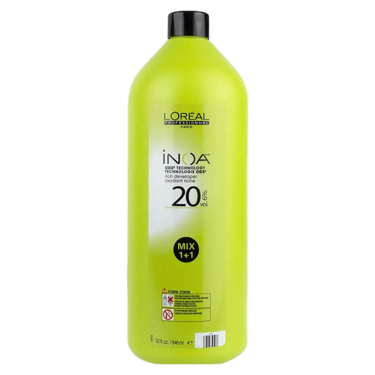 L'Oreal Inoa hair dye bottle on a white background