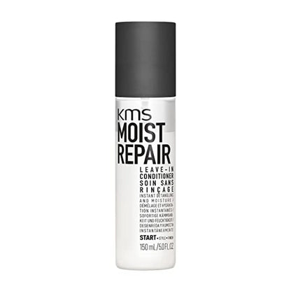 KMS Moist Repair leave-in conditioner bottle on a white background