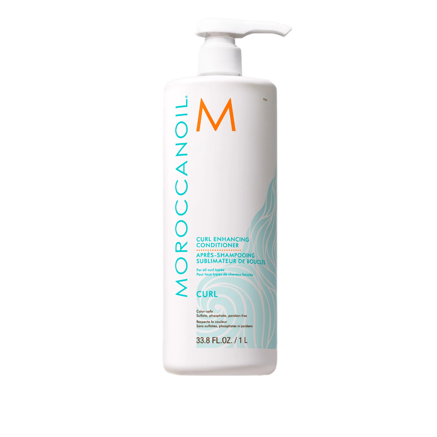 Moroccanoil Curl Enhancing Conditioner bottle on a white background