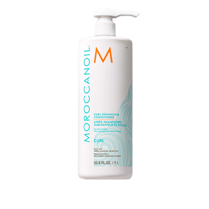 Moroccanoil Curl Enhancing Conditioner bottle on a white background
