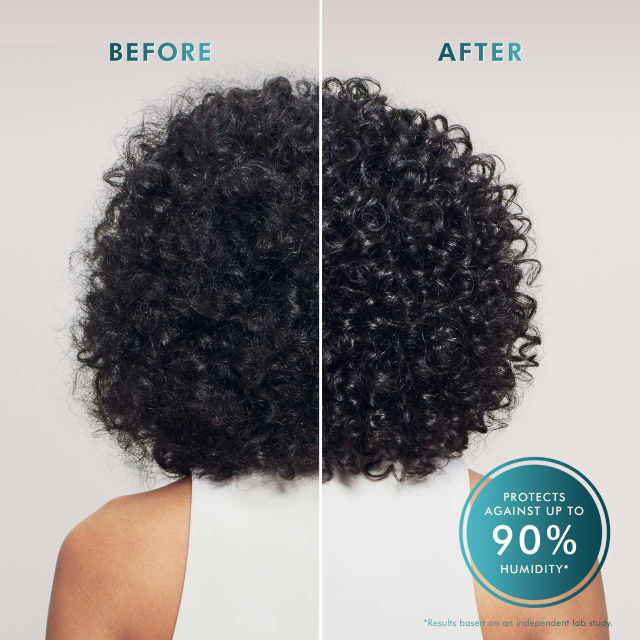 Moroccanoil Frizz Shield Spray Before After