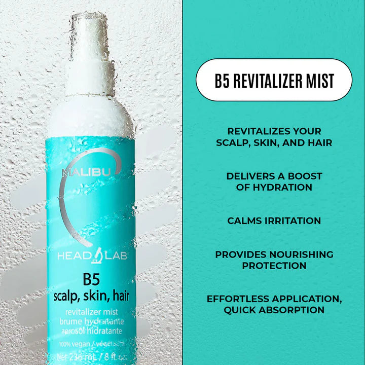 Malibu C Head Lab B5 Scalp, Skin, Hair Revitalizer Mist 