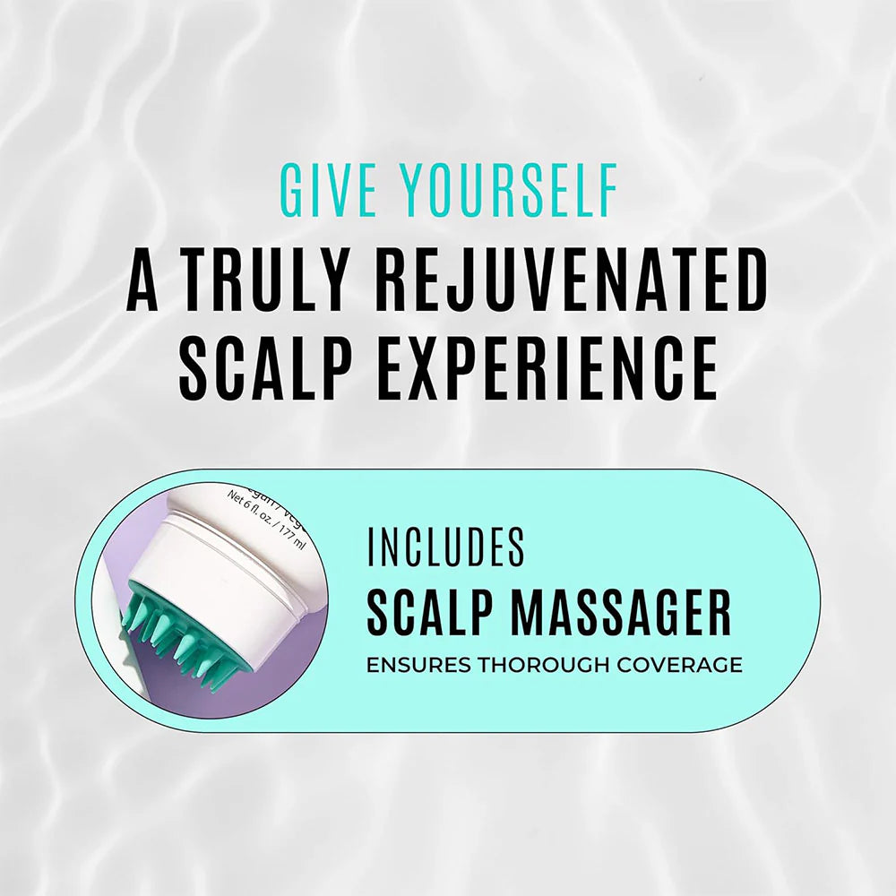 Malibu C Scalp experience showcasing the scalp massager applicator 