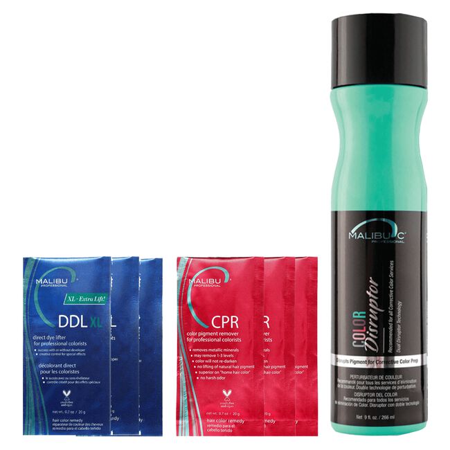 Malibu C Color Disruptor, CPR and DDL bundle