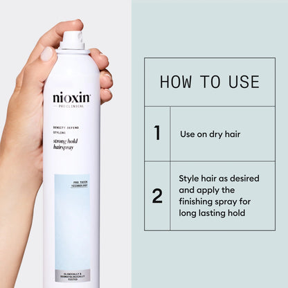 Nioxin Strong Hold Hairspray, 300G / 10.5OZ