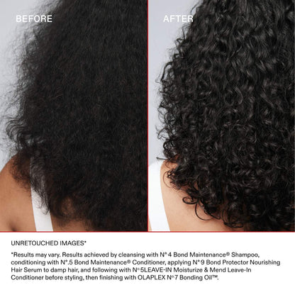Olaplex No.5 Leave-In Moisturize & Mend Before & After