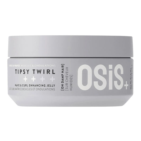 OSiS+ Tipsy Twirl hair product jar on a white background