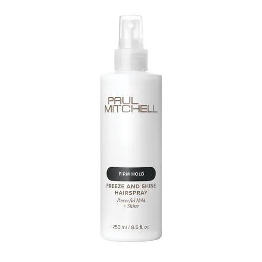 Paul Mitchell hairspray bottle on a white background