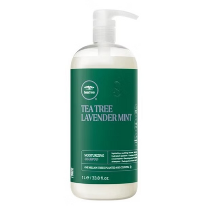 PM Tea Tree Lavender Mint Shampoo Litre with pump