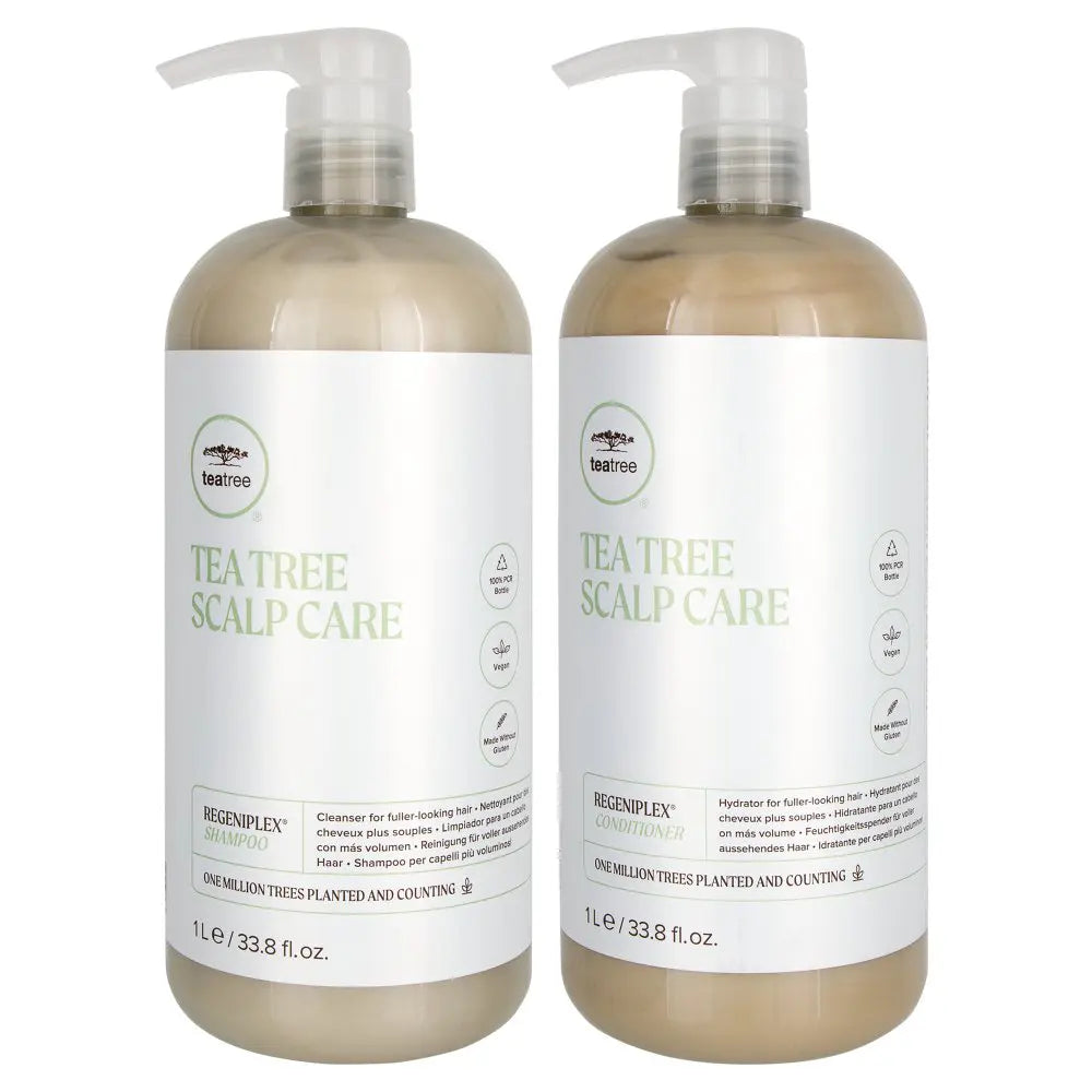 PM Tea Tree Scalp Care Regeniplex Litre Duo